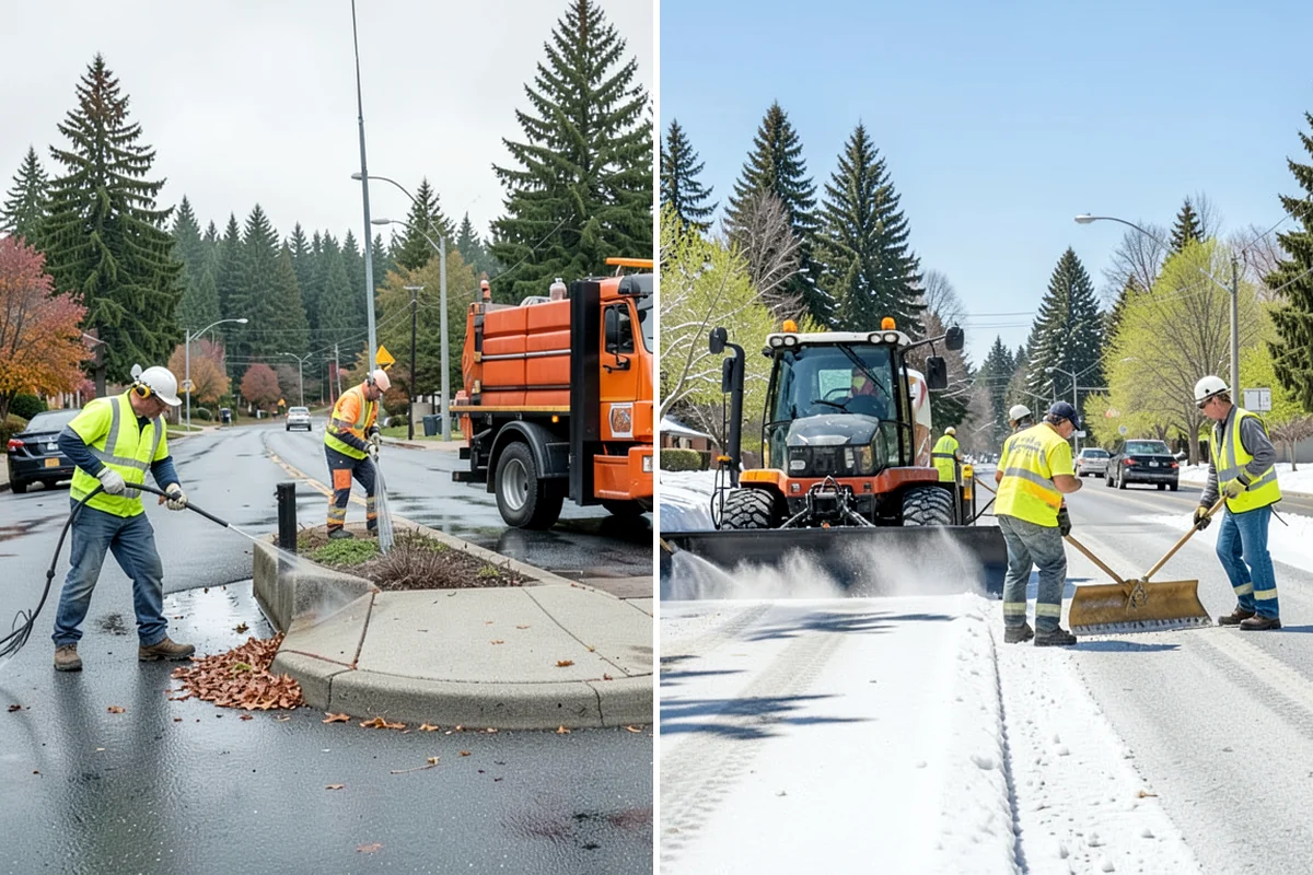 Root Pruning in Hunts Point, King County, WA - Arborist evaluation of roots and tree-stability risk