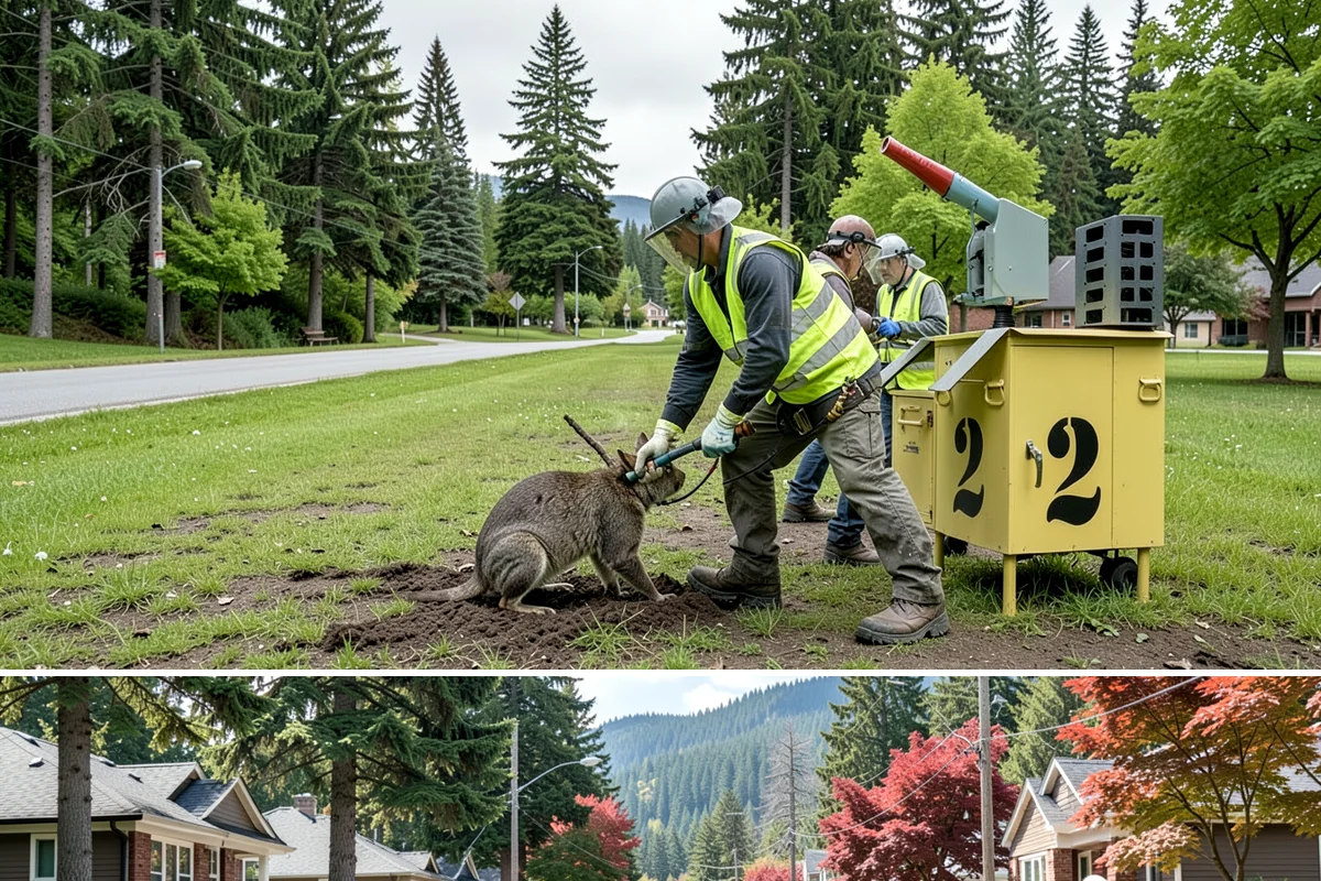 Root Pruning in Hunts Point, King County, WA - Root pruning is best performed in the dormant season to reduce stress on the tree, ideally paired with scheduled sidewalk or...