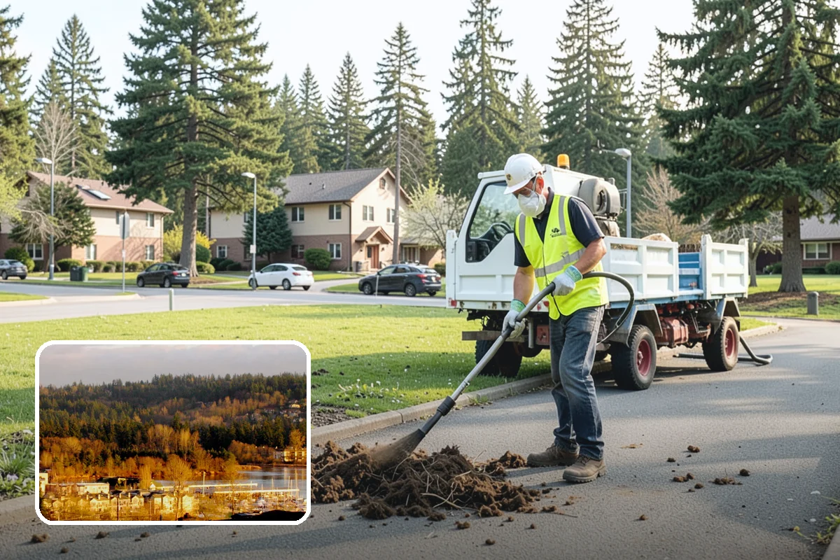 Root Pruning in Kenmore, King County, WA - Resolves sidewalk and utility conflicts without needless removal