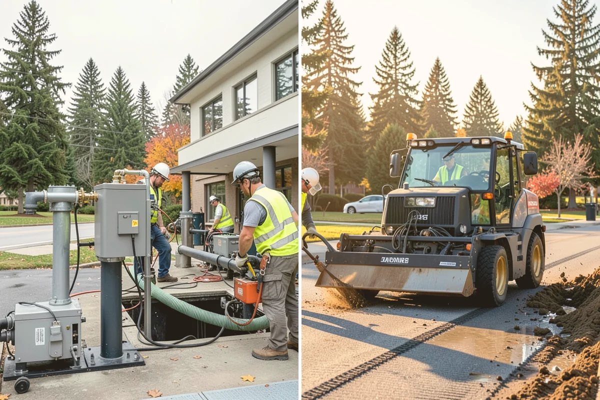 Root Pruning in Kirkland, King County, WA - Arborist evaluation of roots and tree-stability risk