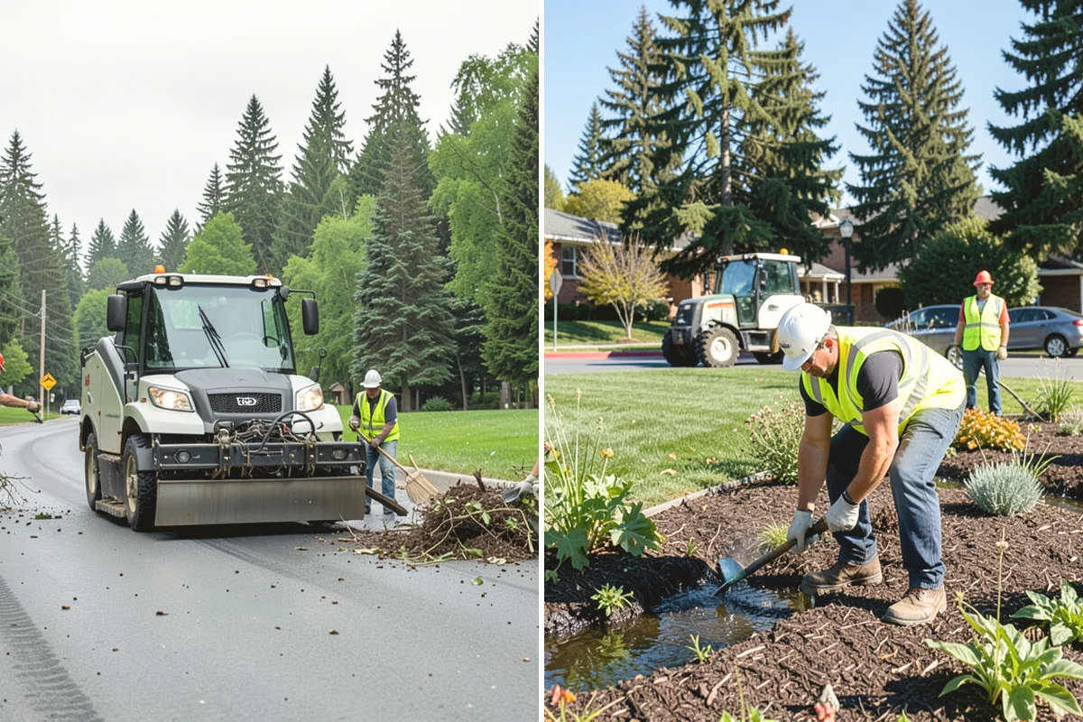 Root Pruning in La Conner, Skagit County, WA - Arborist evaluation of roots and tree-stability risk