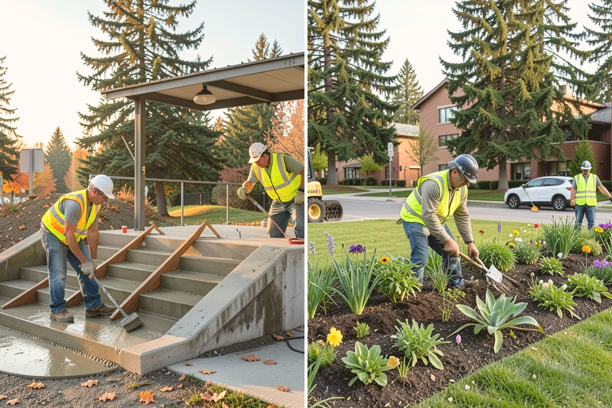 Root Pruning in Langley, Island County, WA - Arborist evaluation of roots and tree-stability risk
