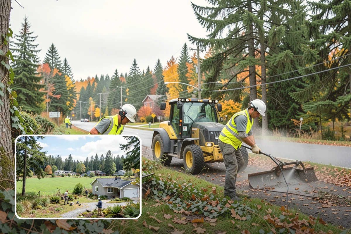 Root Pruning in Lyman, Skagit County, WA - Resolves sidewalk and utility conflicts without needless removal