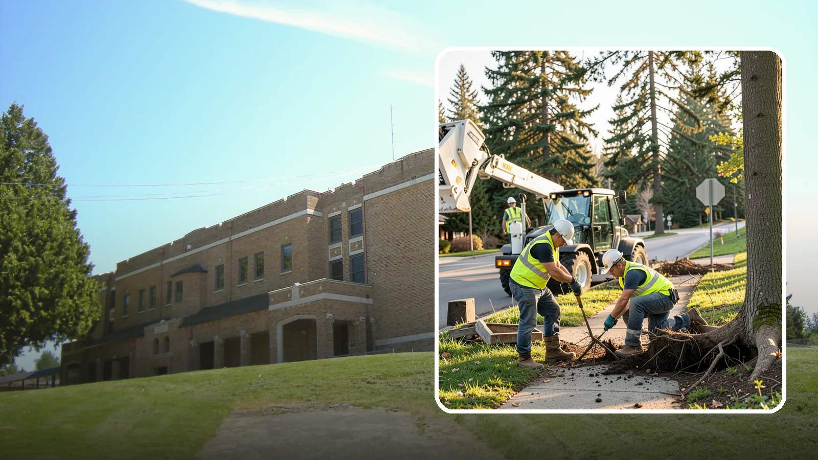 Root Pruning in Maple Valley, King County, WA - Controlled pruning of tree roots that damage sidewalks, utilities, or foundations, performed to preserve tree stability and...