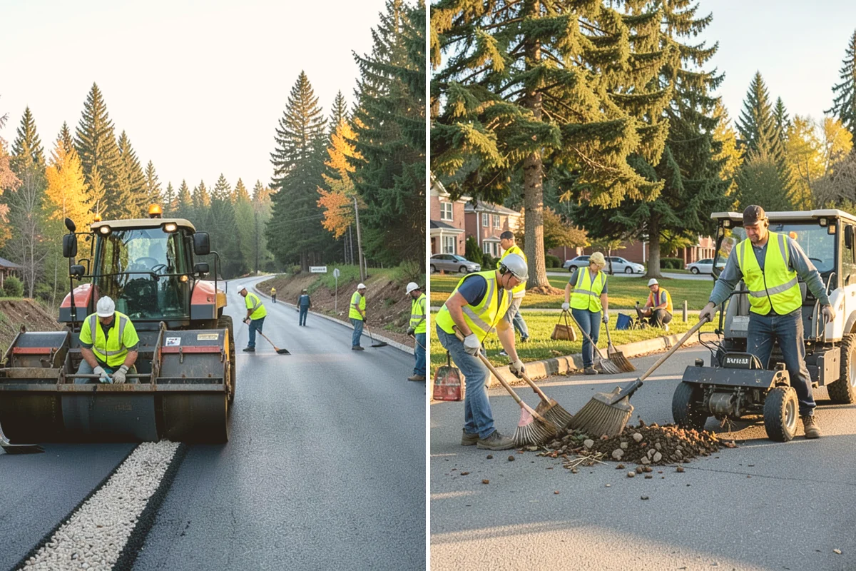 Root Pruning in Milton, King County, WA - Arborist evaluation of roots and tree-stability risk