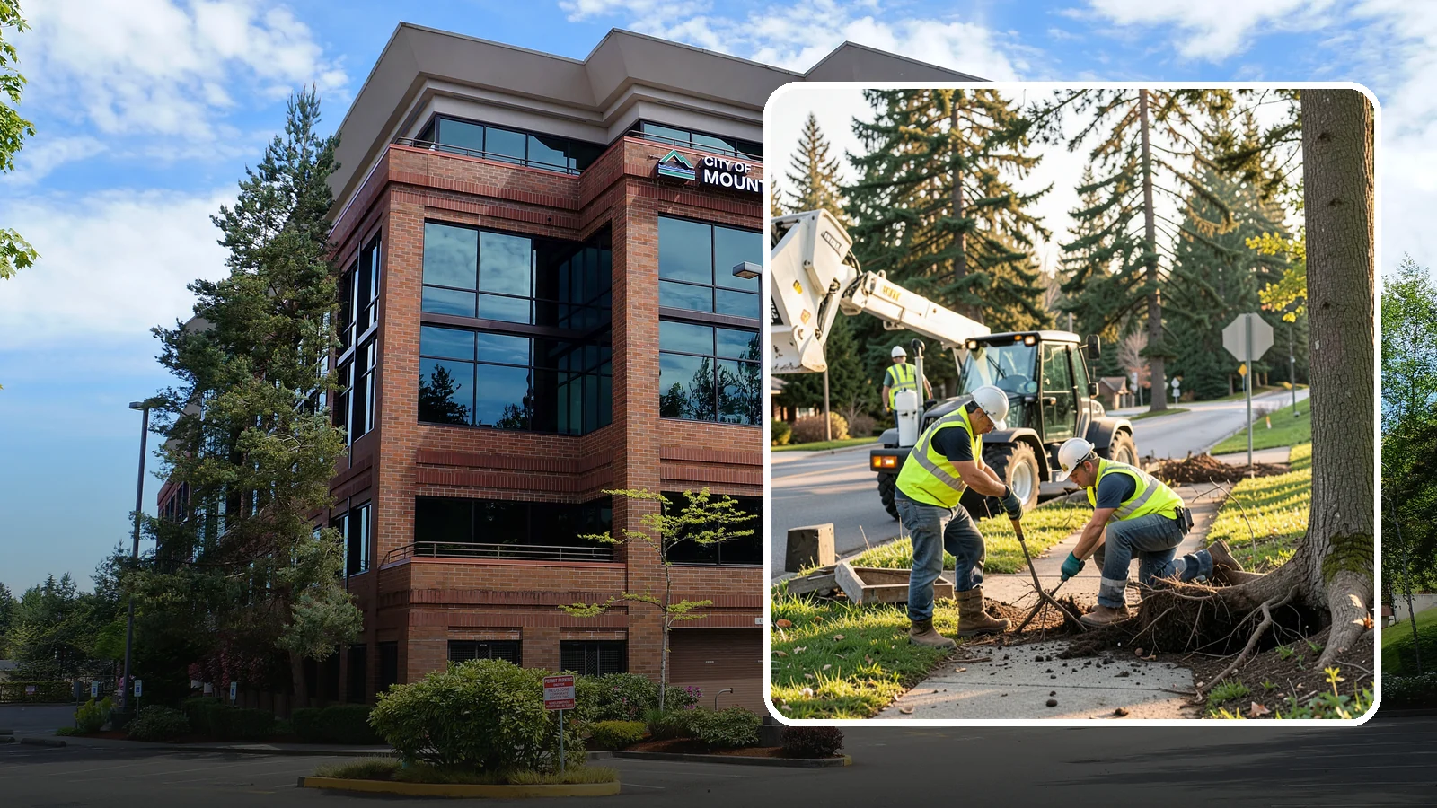 Root Pruning in Mountlake Terrace, Snohomish County, WA - Controlled pruning of tree roots that damage sidewalks, utilities, or foundations, performed to preserve tree stability and...