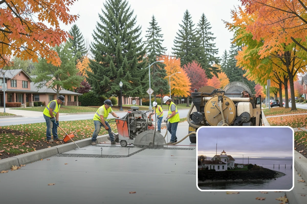 Root Pruning in Mukilteo, Snohomish County, WA - Resolves sidewalk and utility conflicts without needless removal