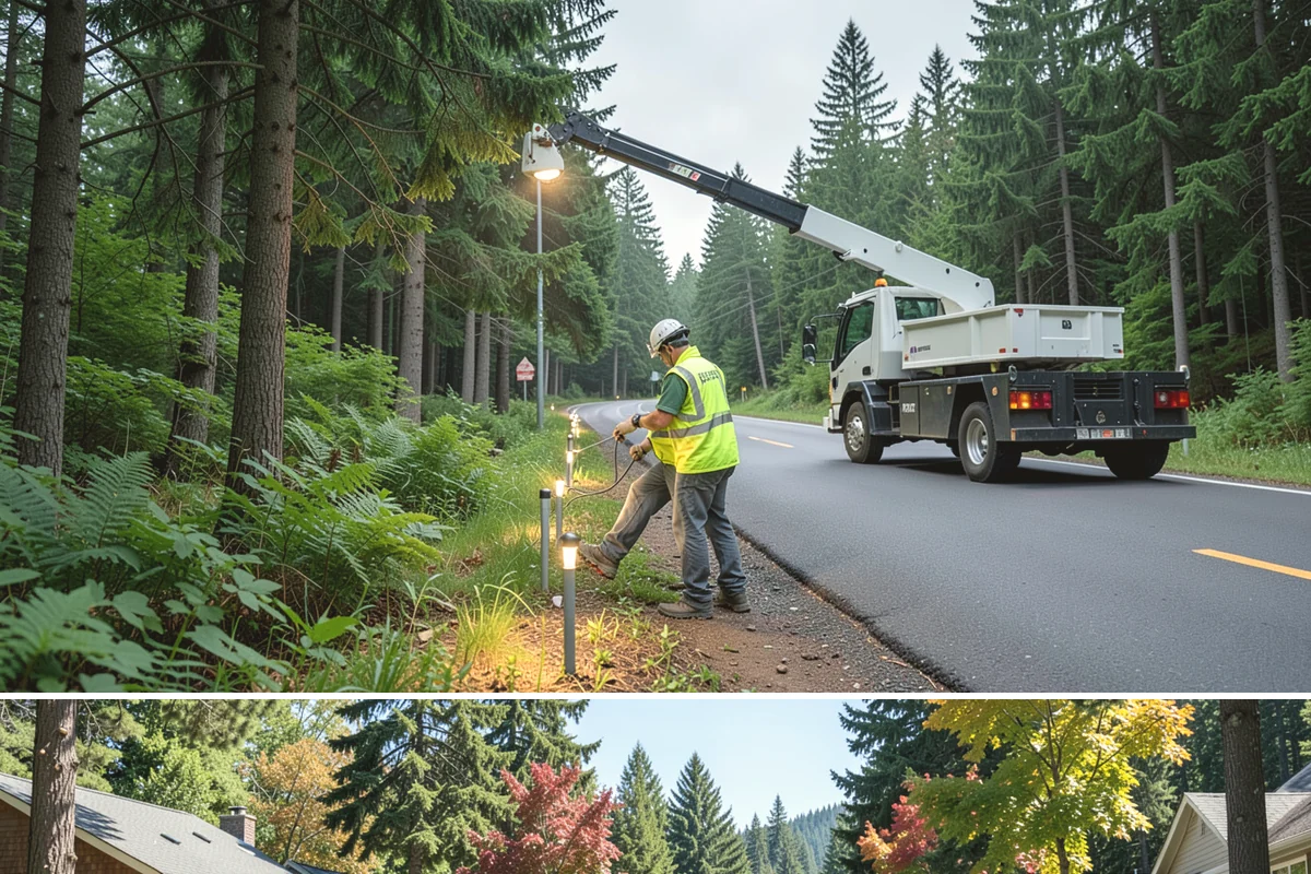 Root Pruning in Orting, Pierce County, WA - Root pruning is best performed in the dormant season to reduce stress on the tree, ideally paired with scheduled sidewalk or...