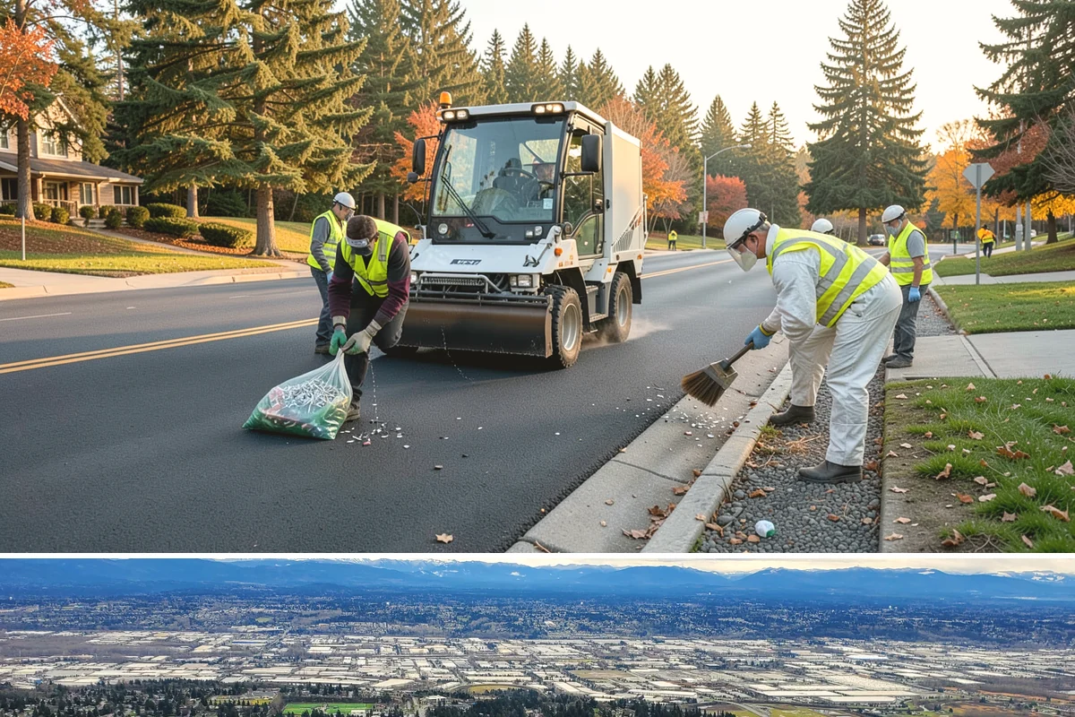 Root Pruning in SeaTac, King County, WA - Root pruning is best performed in the dormant season to reduce stress on the tree, ideally paired with scheduled sidewalk or...