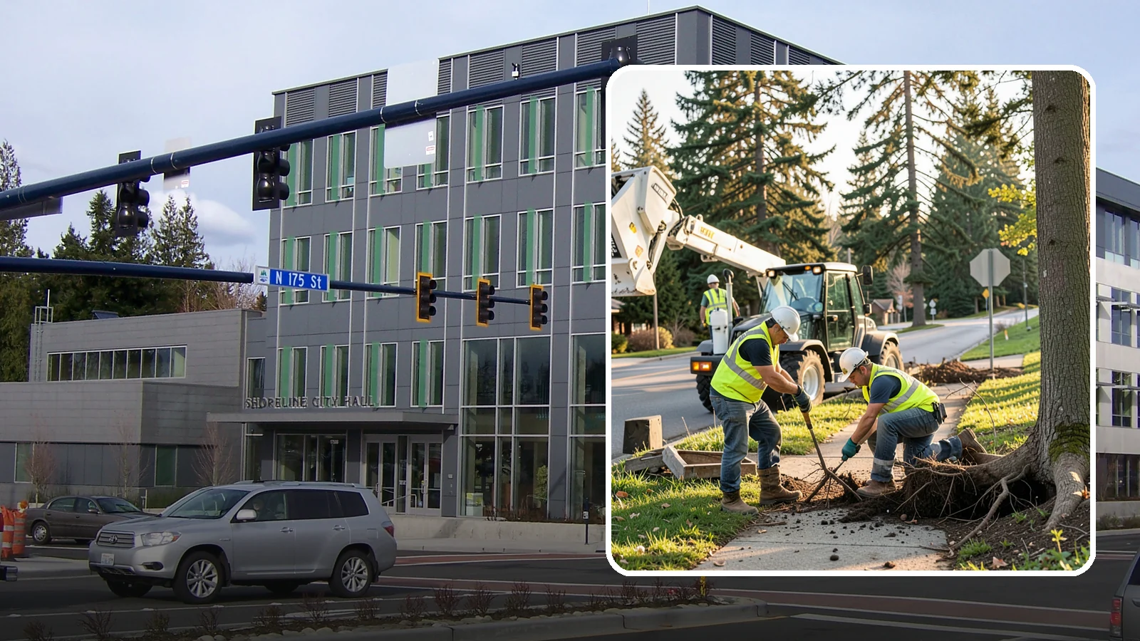 Root Pruning in Shoreline, King County, WA - Controlled pruning of tree roots that damage sidewalks, utilities, or foundations, performed to preserve tree stability and...