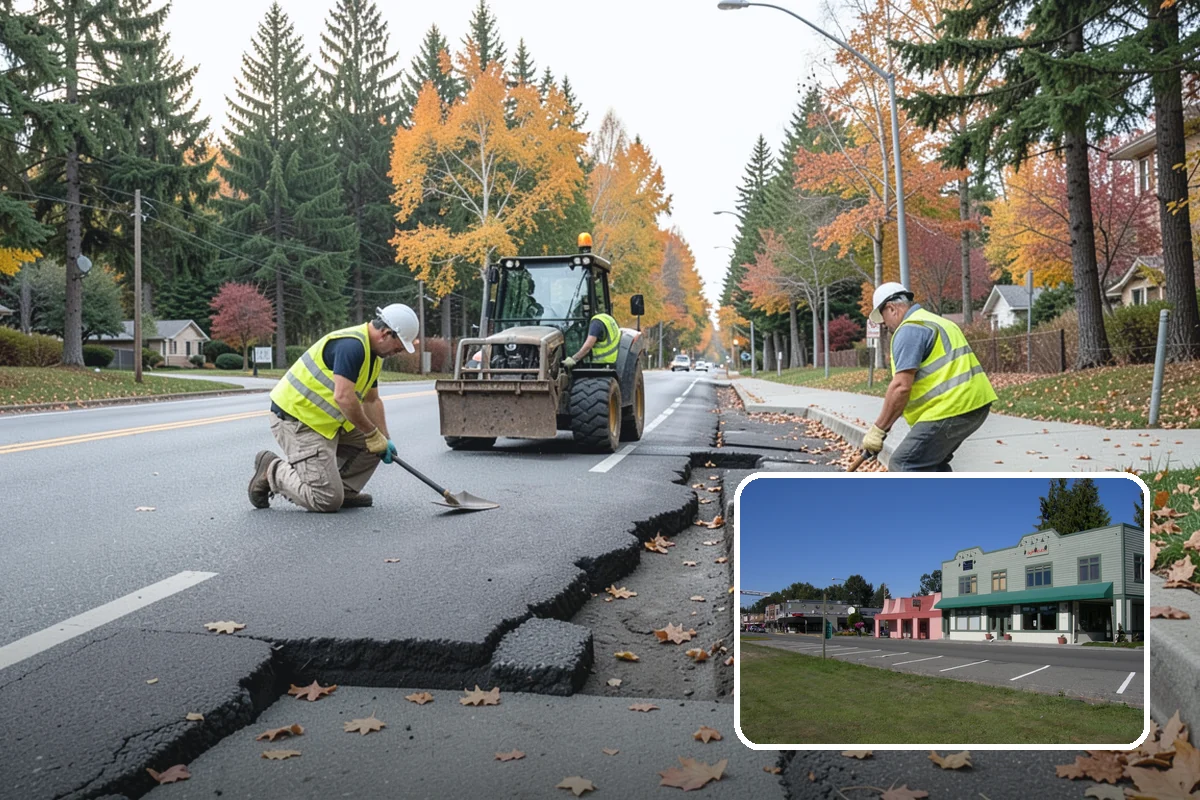 Root Pruning in Snoqualmie, King County, WA - Resolves sidewalk and utility conflicts without needless removal