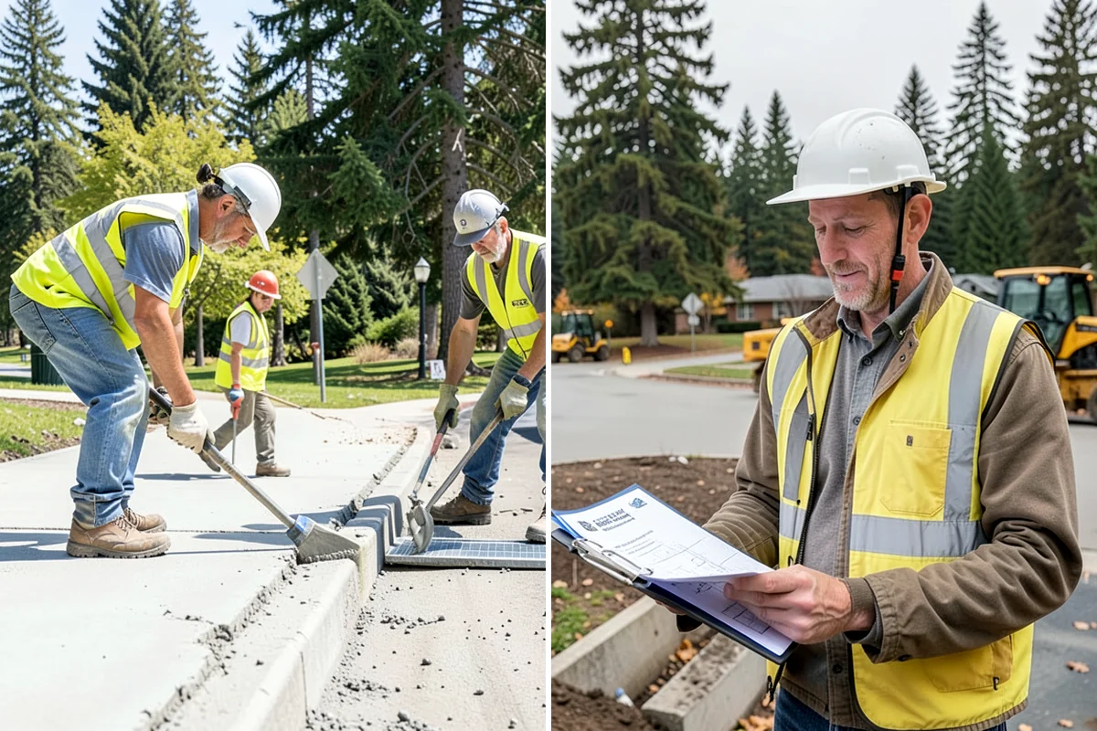 Root Pruning in Snoqualmie, King County, WA - Arborist evaluation of roots and tree-stability risk