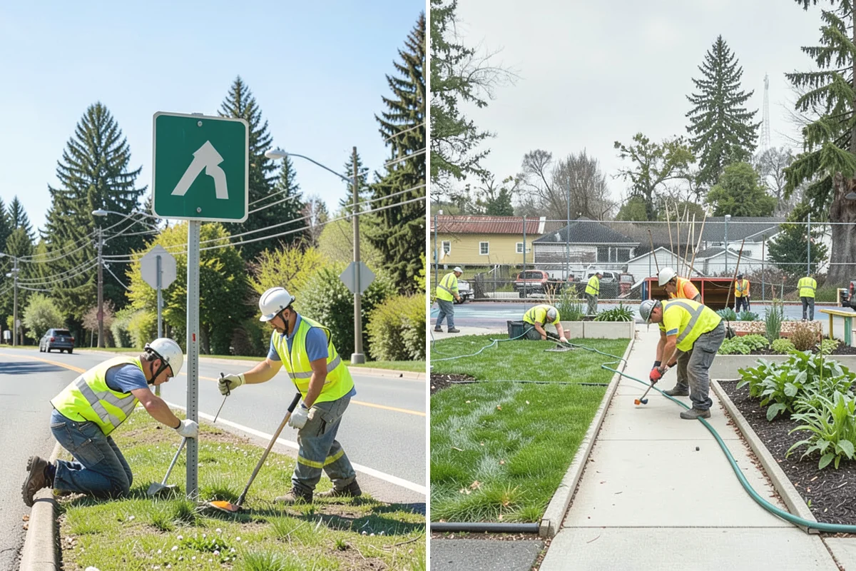 Root Pruning in Yarrow Point, King County, WA - Arborist evaluation of roots and tree-stability risk