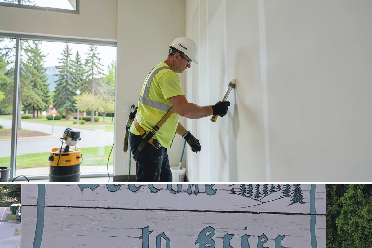 Rubber Surfacing Repair in Brier, Snohomish County, WA - Rubber repairs cure best in dry, mild weather, making late spring through early fall the preferred window.