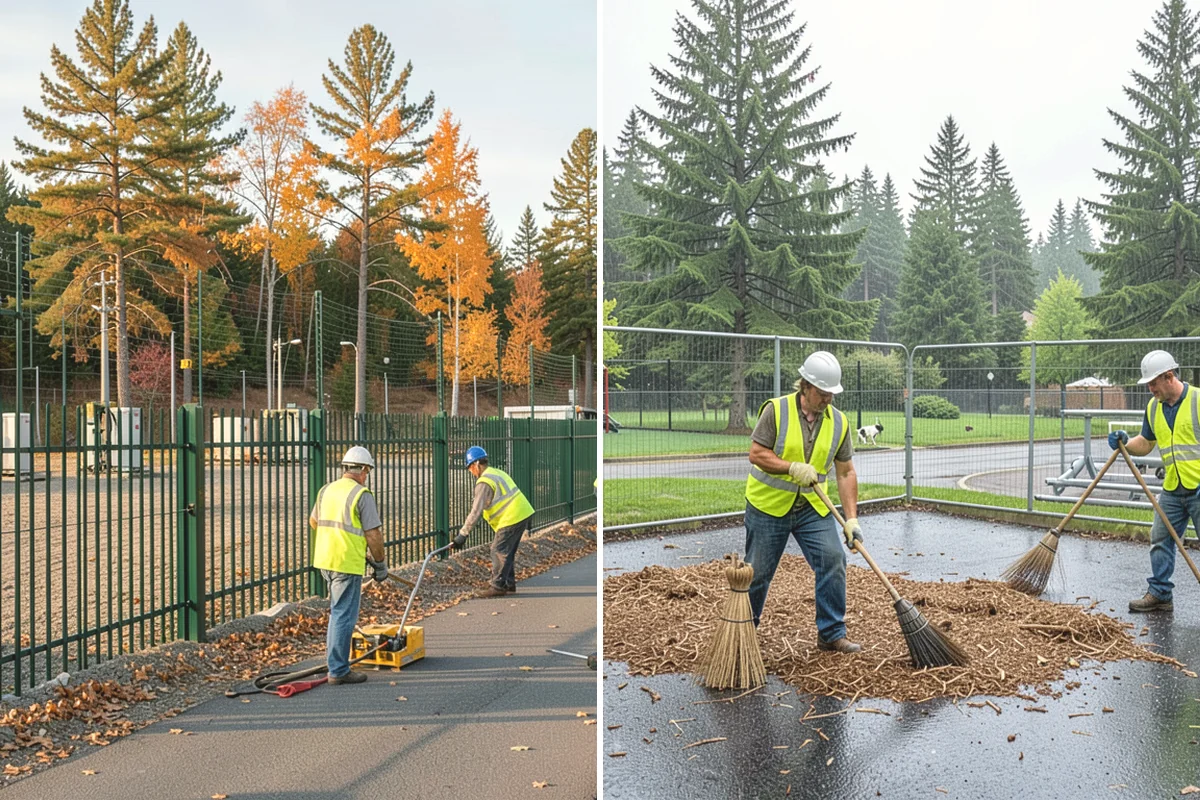 Rubber Surfacing Repair in Burien, King County, WA - Inspect and mark failed or worn surfacing sections