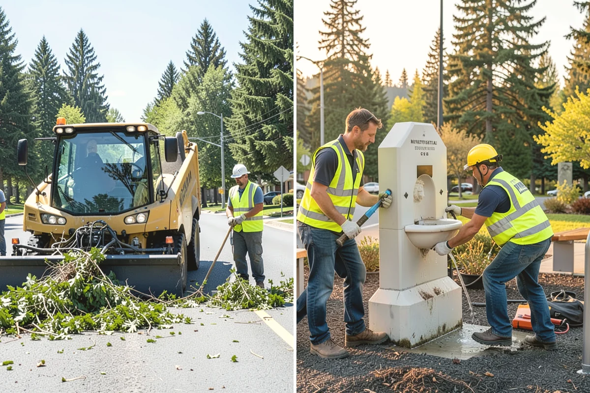 Rubber Surfacing Repair in Burlington, Skagit County, WA - Inspect and mark failed or worn surfacing sections