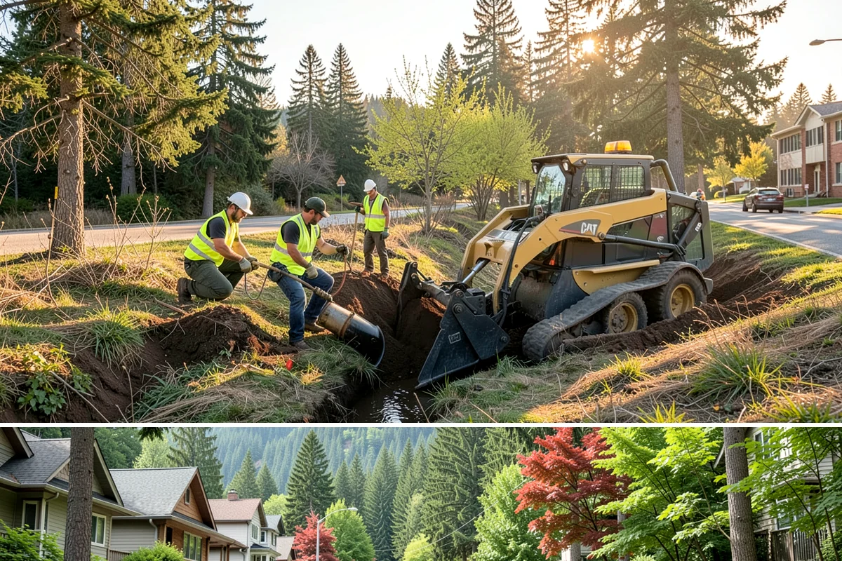 Rubber Surfacing Repair in Darrington, Snohomish County, WA - Rubber repairs cure best in dry, mild weather, making late spring through early fall the preferred window.
