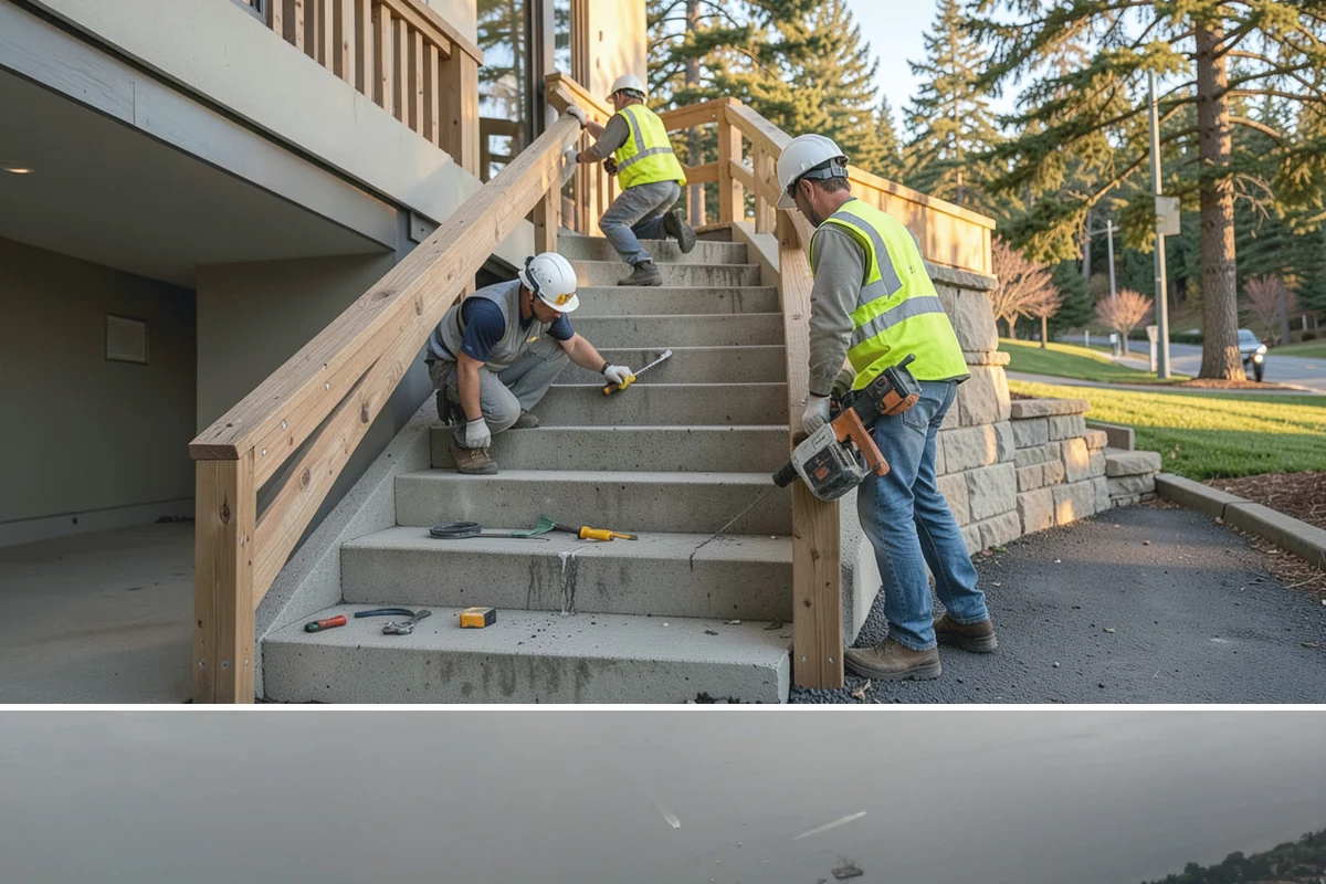 Rubber Surfacing Repair in Des Moines, King County, WA - Rubber repairs cure best in dry, mild weather, making late spring through early fall the preferred window.