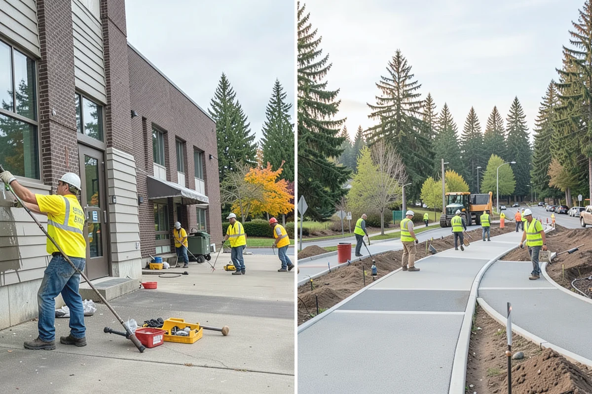 Rubber Surfacing Repair in Hamilton, Skagit County, WA - Inspect and mark failed or worn surfacing sections