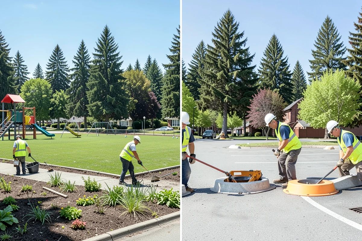 Rubber Surfacing Repair in Kenmore, King County, WA - Inspect and mark failed or worn surfacing sections