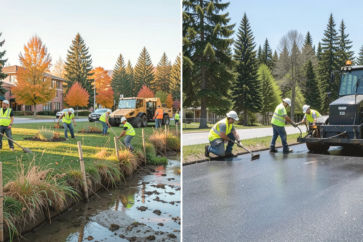 Rubber Surfacing Repair in Lake Stevens, Snohomish County, WA - Inspect and mark failed or worn surfacing sections