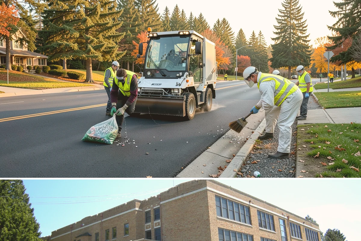 Rubber Surfacing Repair in Maple Valley, King County, WA - Rubber repairs cure best in dry, mild weather, making late spring through early fall the preferred window.