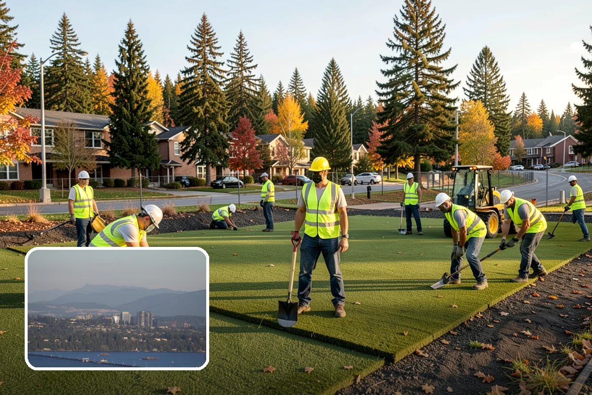 Rubber Surfacing Repair in Medina, King County, WA - Restores impact attenuation at worn and damaged areas