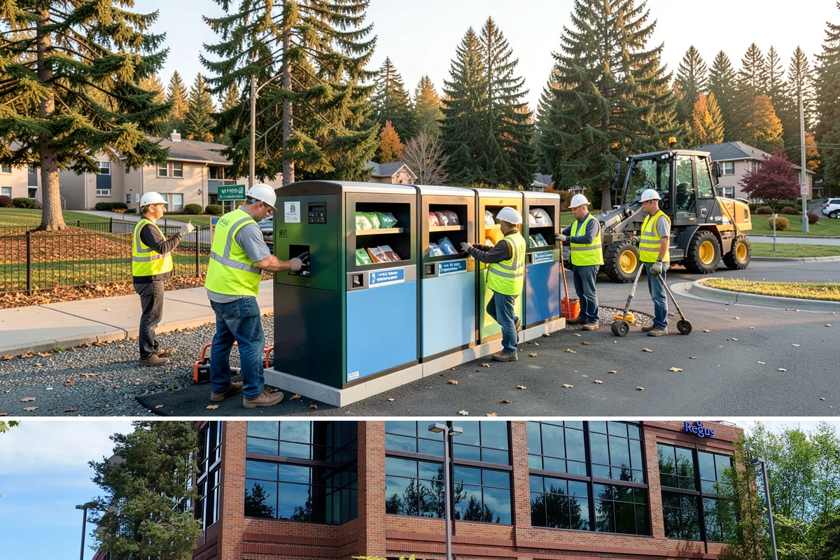 Rubber Surfacing Repair in Mountlake Terrace, Snohomish County, WA - Rubber repairs cure best in dry, mild weather, making late spring through early fall the preferred window.