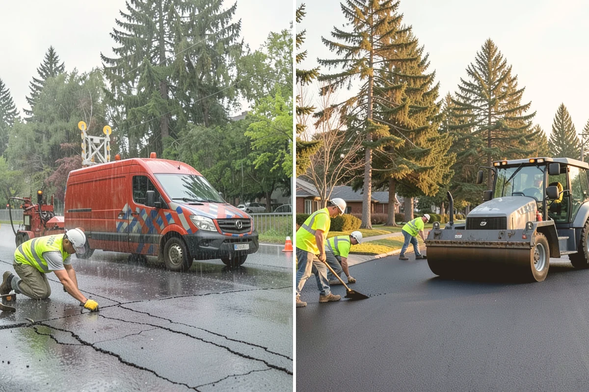Rubber Surfacing Repair in Newcastle, King County, WA - Inspect and mark failed or worn surfacing sections