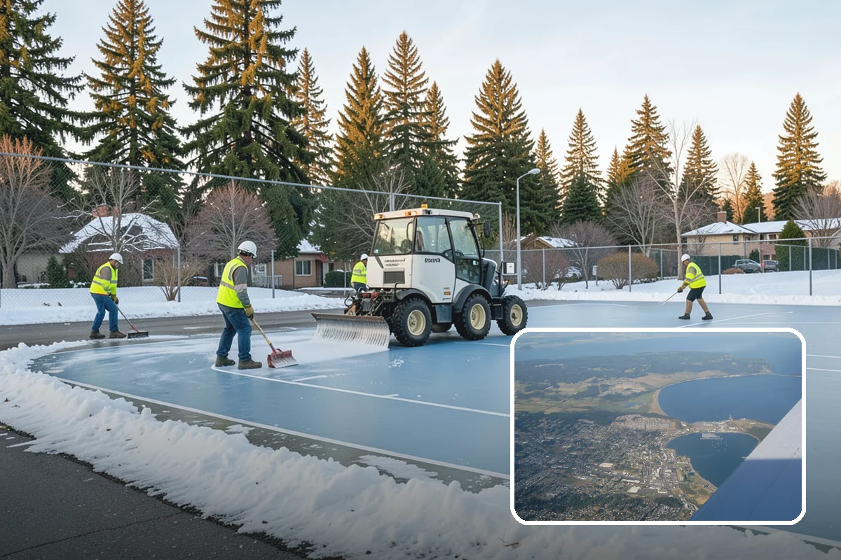 Rubber Surfacing Repair in Oak Harbor, Island County, WA - Restores impact attenuation at worn and damaged areas