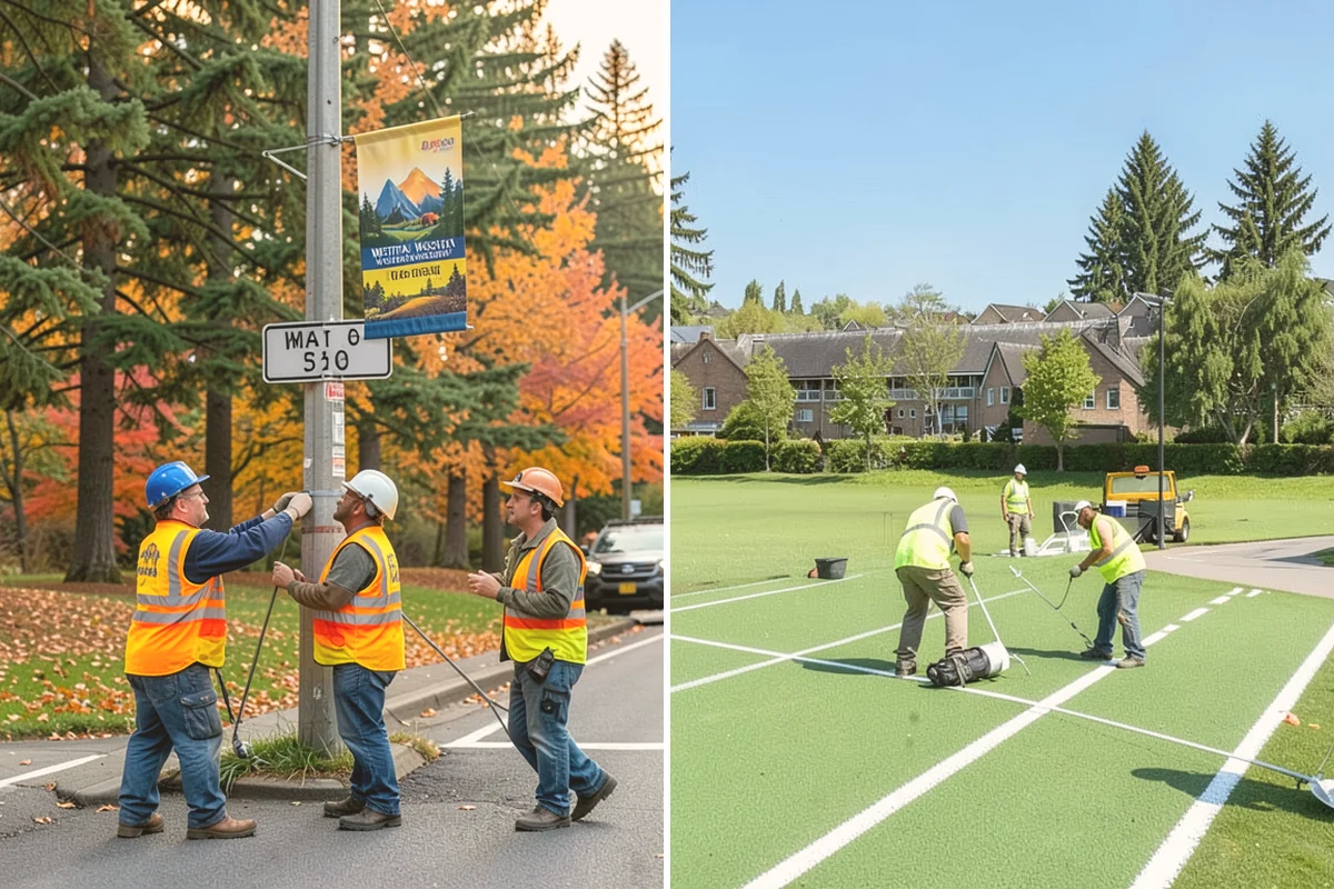 Rubber Surfacing Repair in Orting, Pierce County, WA - Inspect and mark failed or worn surfacing sections