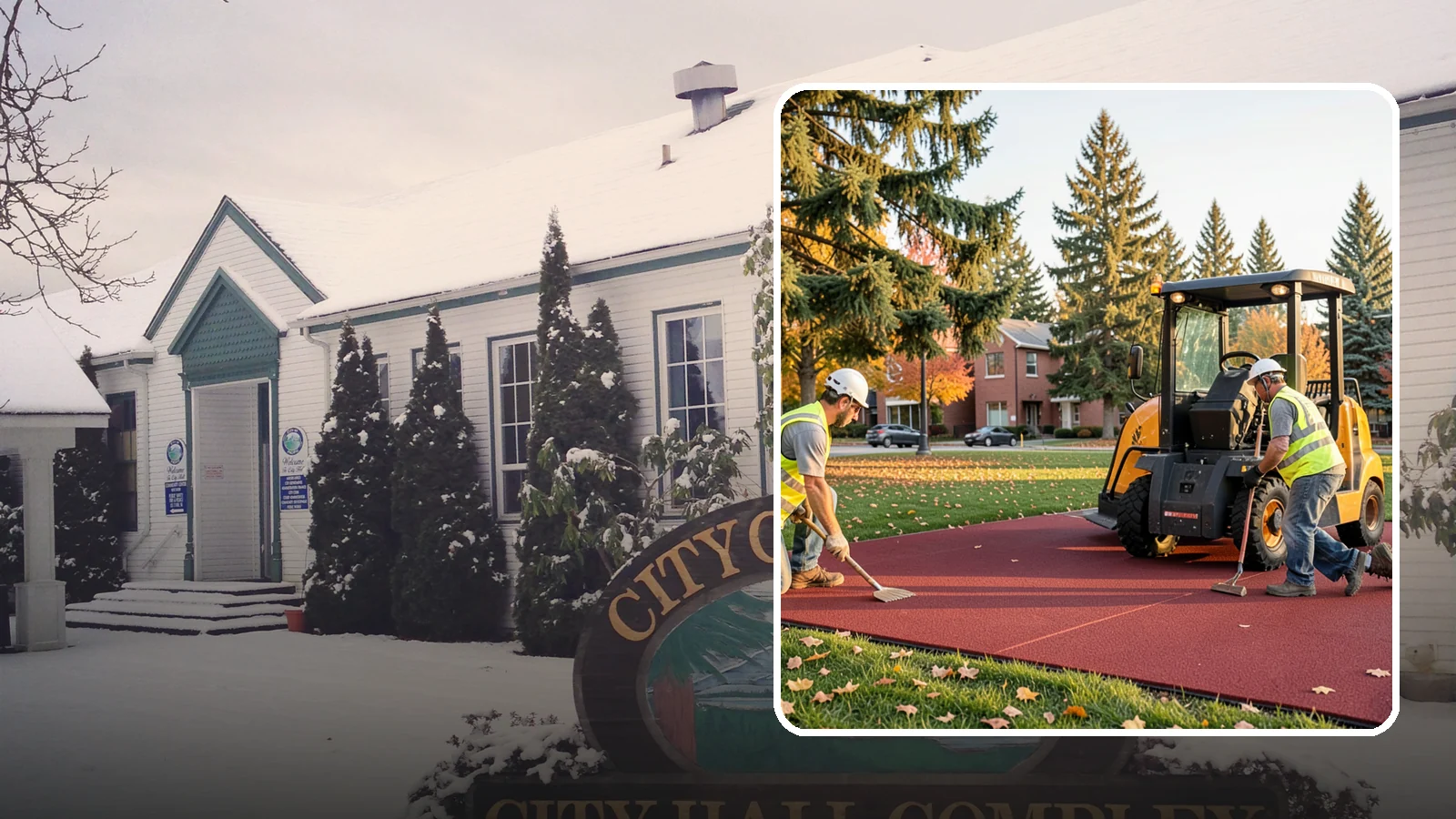 Rubber Surfacing Repair in Pacific, King County, WA - Repair of worn or damaged rubber safety surfacing to restore impact attenuation and eliminate trip hazards.