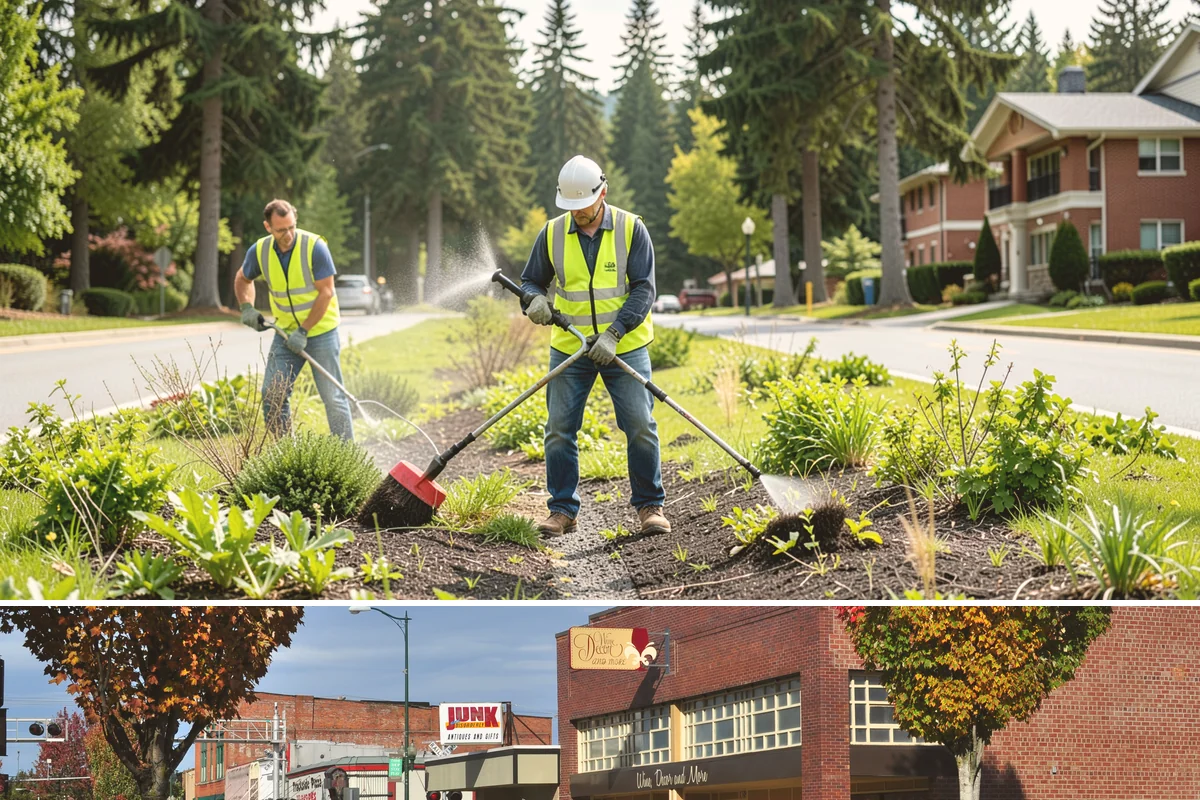 Rubber Surfacing Repair in Puyallup, Pierce County, WA - Rubber repairs cure best in dry, mild weather, making late spring through early fall the preferred window.