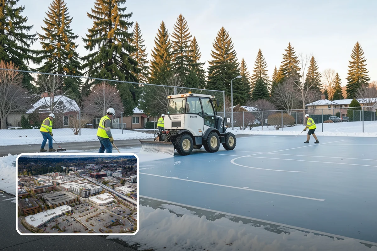 Rubber Surfacing Repair in Redmond, King County, WA - Restores impact attenuation at worn and damaged areas