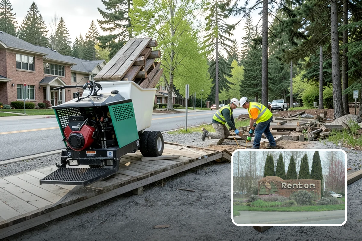 Rubber Surfacing Repair in Renton, King County, WA - Restores impact attenuation at worn and damaged areas