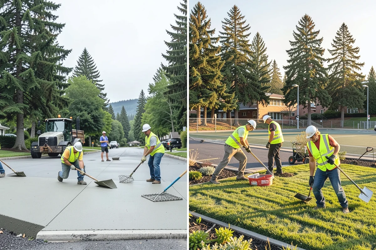 Rubber Surfacing Repair in Roy, Pierce County, WA - Inspect and mark failed or worn surfacing sections