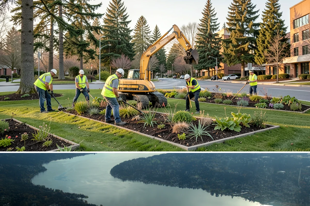 Rubber Surfacing Repair in Sammamish, King County, WA - Rubber repairs cure best in dry, mild weather, making late spring through early fall the preferred window.