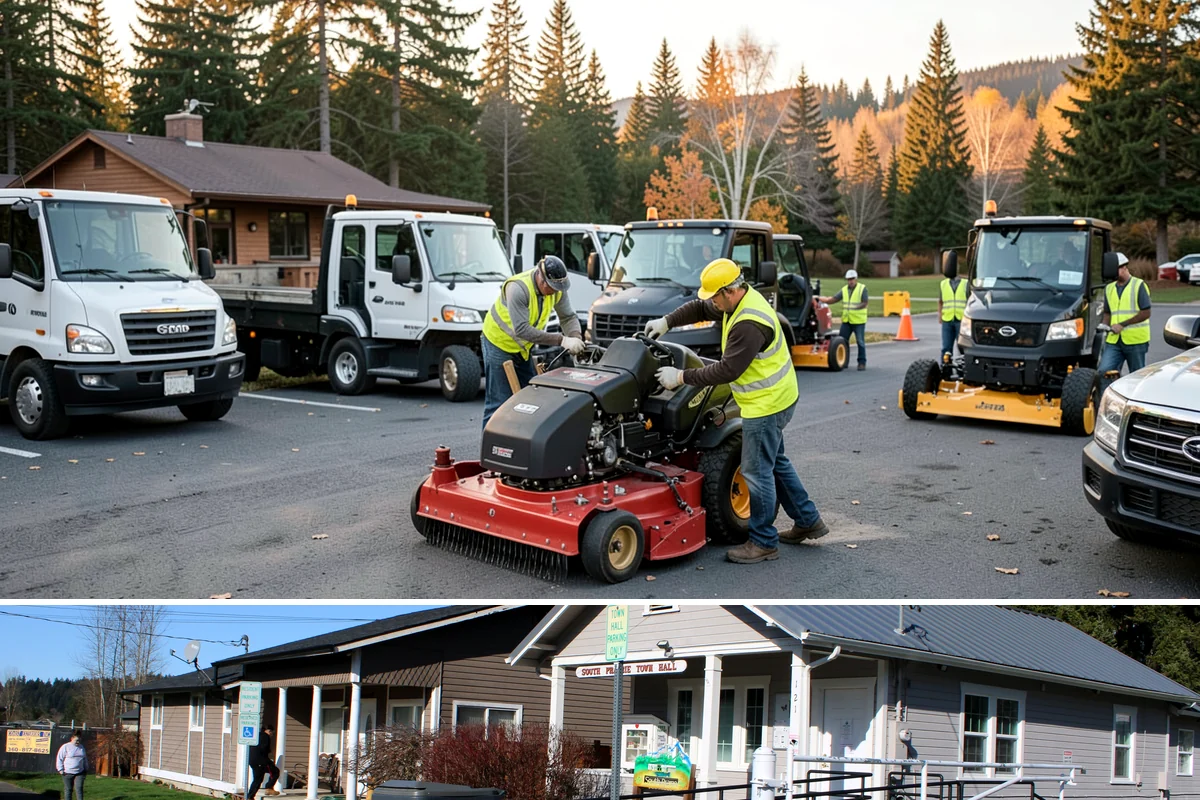 Rubber Surfacing Repair in South Prairie, Pierce County, WA - Rubber repairs cure best in dry, mild weather, making late spring through early fall the preferred window.