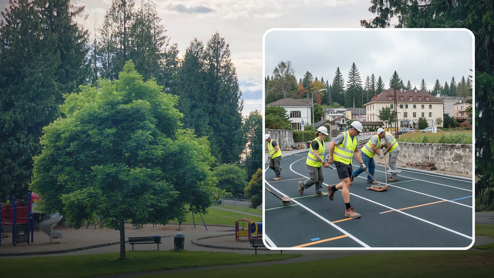 Running Track Maintenance in Bonney Lake, Pierce County, WA - Maintenance and repair of running tracks to protect the surface, markings, and athlete safety.