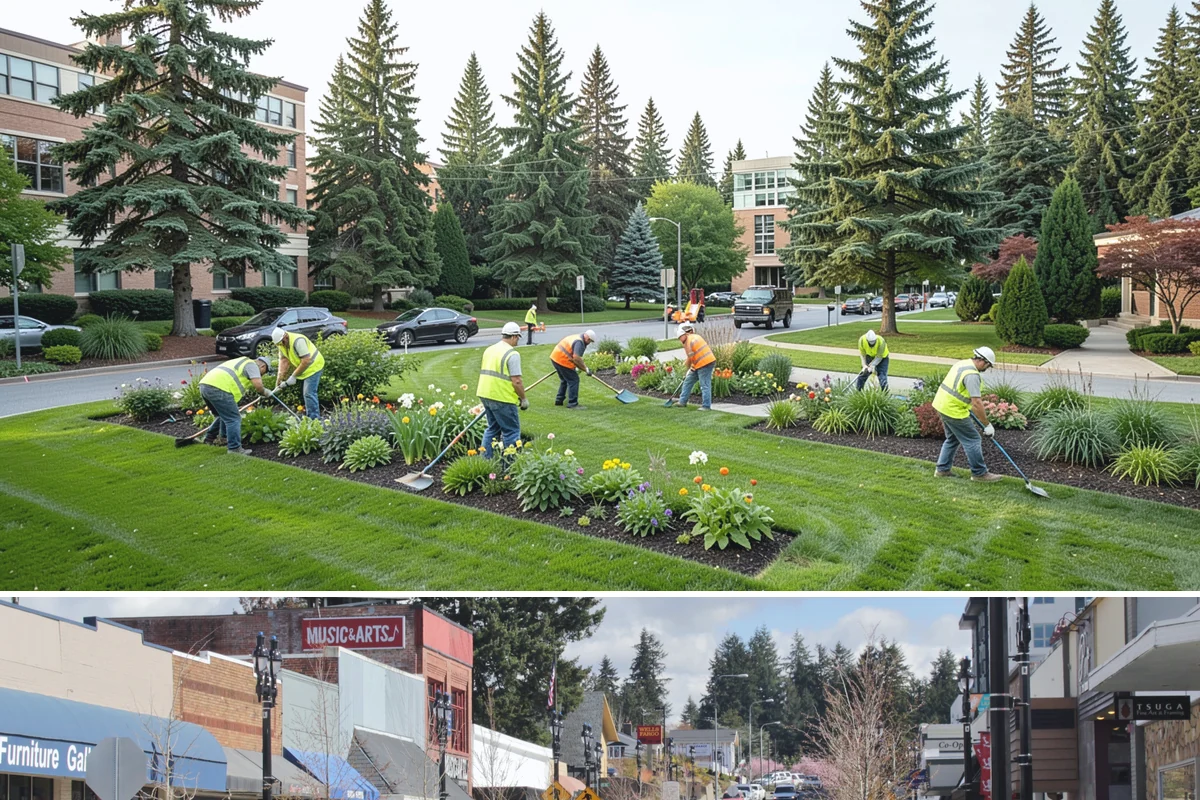 Running Track Maintenance in Bothell, King County, WA - Repairs and relining are scheduled in warm, dry weather when patch materials and coatings cure properly.