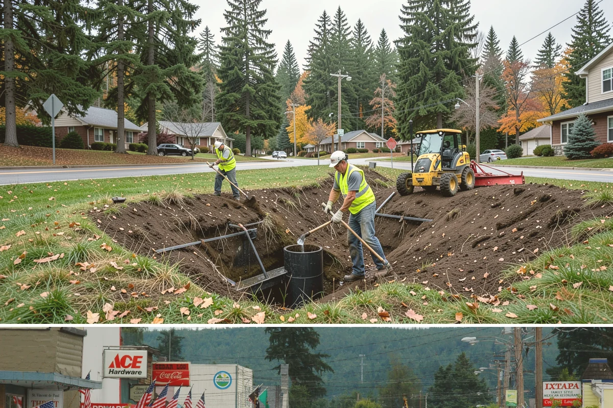 Running Track Maintenance in Carnation, King County, WA - Repairs and relining are scheduled in warm, dry weather when patch materials and coatings cure properly.