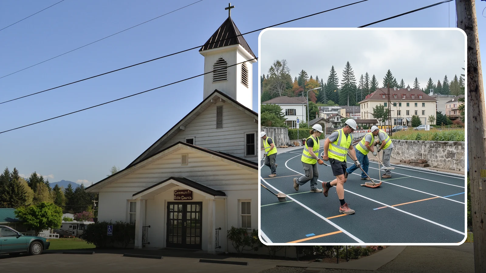 Running Track Maintenance in Concrete, Skagit County, WA - Maintenance and repair of running tracks to protect the surface, markings, and athlete safety.