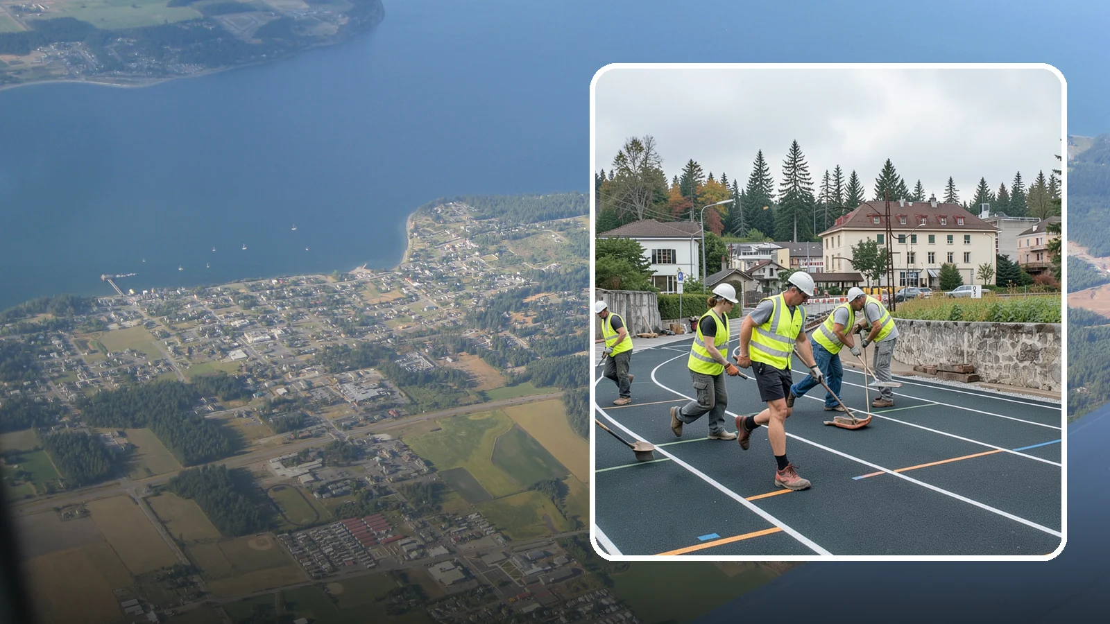 Running Track Maintenance in Coupeville, Island County, WA - Maintenance and repair of running tracks to protect the surface, markings, and athlete safety.