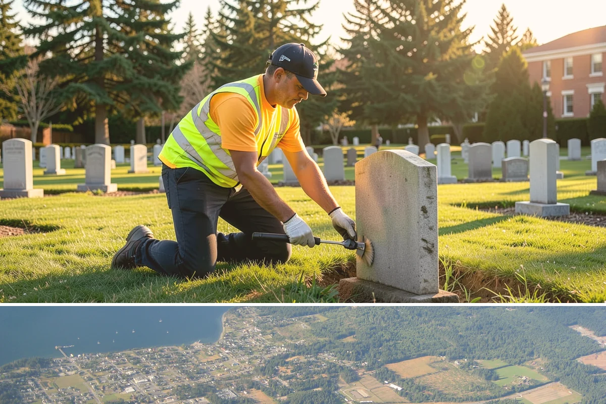 Running Track Maintenance in Coupeville, Island County, WA - Repairs and relining are scheduled in warm, dry weather when patch materials and coatings cure properly.