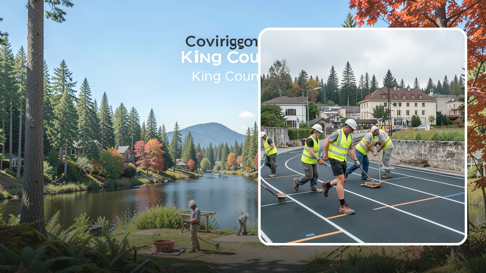 Running Track Maintenance in Covington, King County, WA - Maintenance and repair of running tracks to protect the surface, markings, and athlete safety.