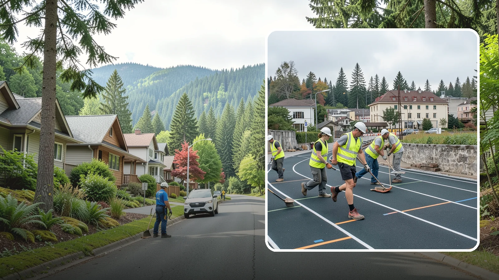 Running Track Maintenance in Darrington, Snohomish County, WA - Maintenance and repair of running tracks to protect the surface, markings, and athlete safety.