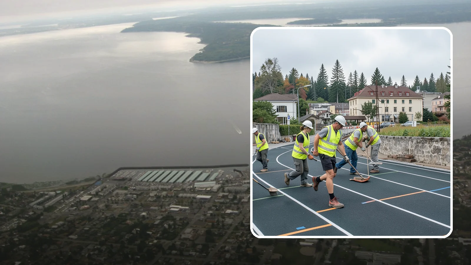 Running Track Maintenance in Des Moines, King County, WA - Maintenance and repair of running tracks to protect the surface, markings, and athlete safety.