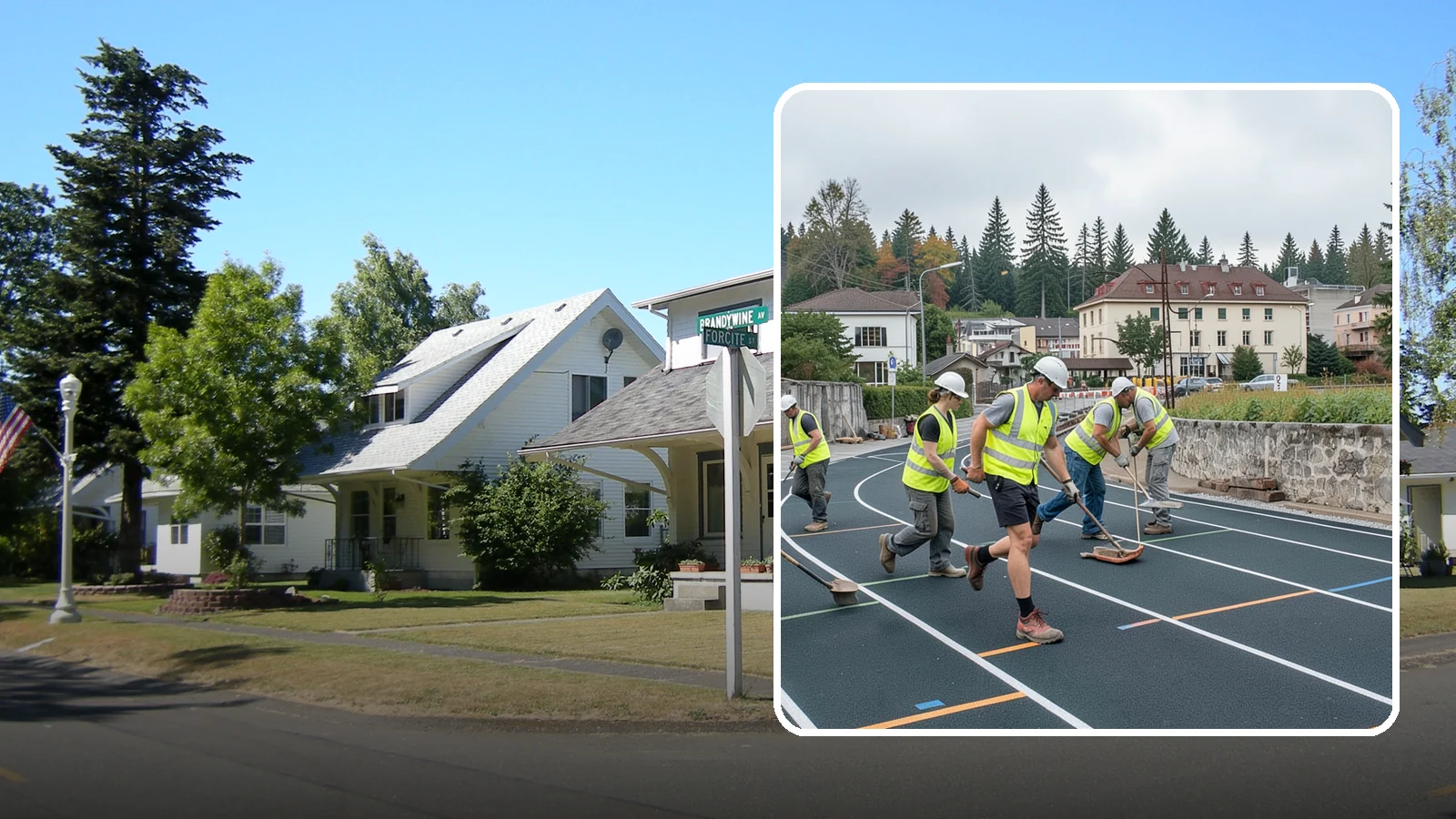 Running Track Maintenance in DuPont, Pierce County, WA - Maintenance and repair of running tracks to protect the surface, markings, and athlete safety.