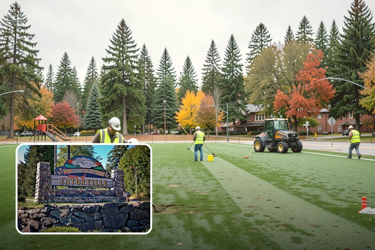 Running Track Maintenance in Eatonville, Pierce County, WA - Slows cracking and delamination through timely repair