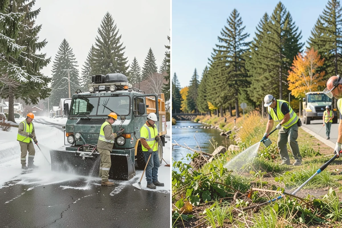 Running Track Maintenance in Eatonville, Pierce County, WA - Inspect the track surface, seams, and drainage